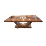 Solid Wood Dining Table with Epoxy Resin River - Seats 8 - Image 4