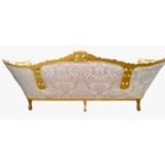 Sofa Louis XV Baroque Style - Seats 3 - Image 4