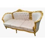 Sofa Louis XV Baroque Style - Seats 3 - Image 2