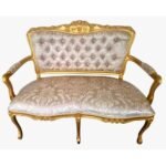 Loveseat Sofa Louis XV Baroque Style