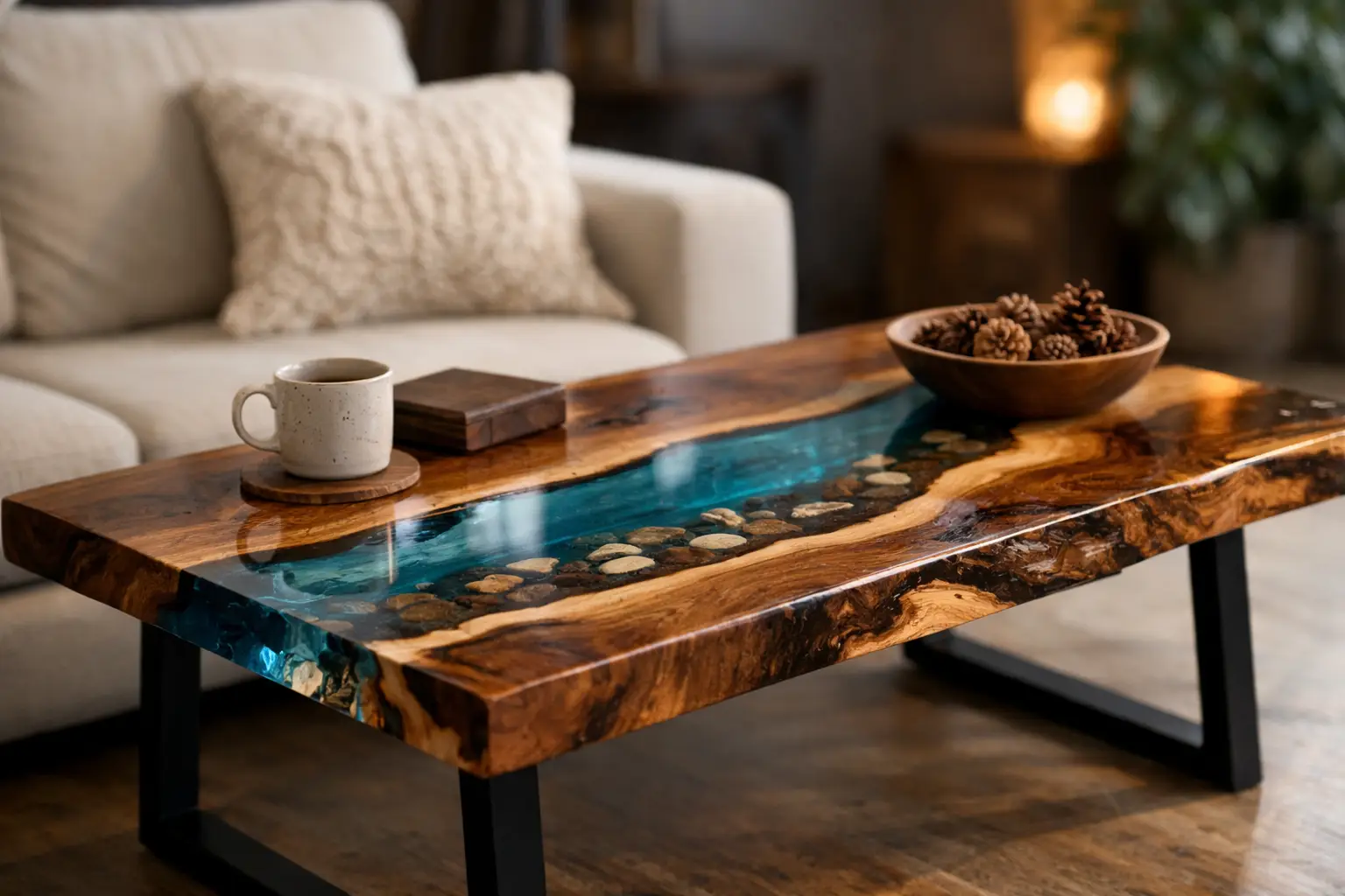 How an Epoxy Resin Coffee Table Becomes Heirloom
